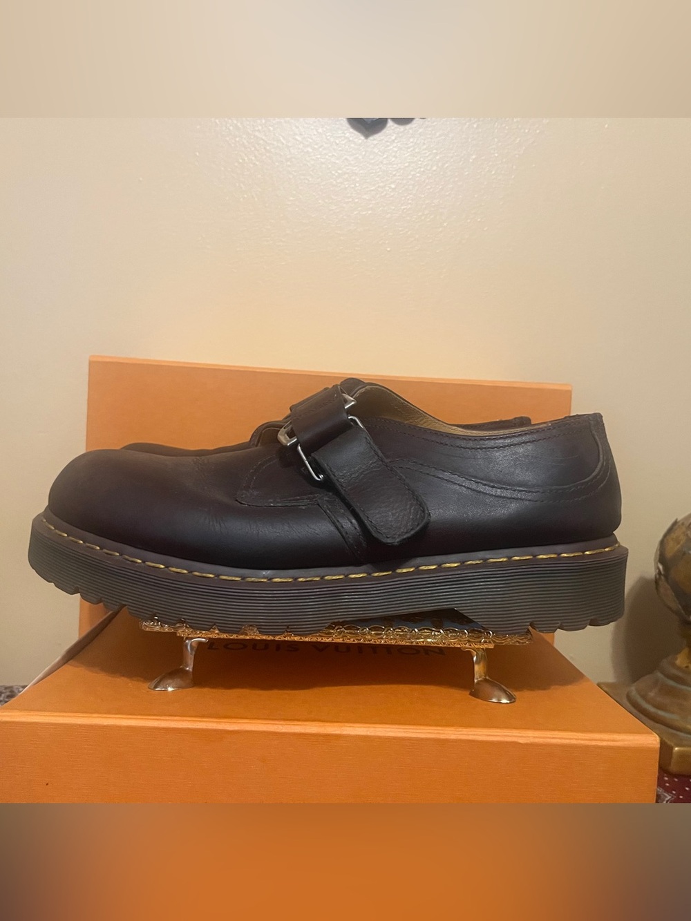 Dr Martens 8314 Monk Strap Shoes Made In England Chunky Platform - SZ 12
